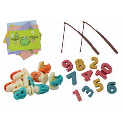 Tanulás számolni Oktatási játék Mérlegmérleg dinoszauruszok matematikai kártyák
