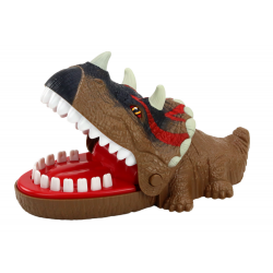 Arcade játék Biting Dinosaur Triceratops Brown Lights Sounds