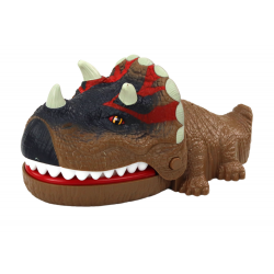 Arcade játék Biting Dinosaur Triceratops Brown Lights Sounds