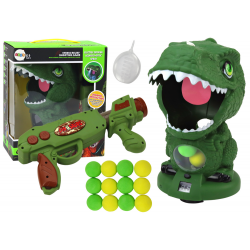 Arcade Game Shooting Dinosaur Green Ball Gun