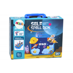 Bőrönd készlet DIY Puzzle Blocks Space csavarhúzó 228 darab.