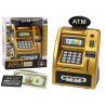 ATM Piggy Bank gyerekeknek, akik megtanulják megtakarítani az aranyat, fekete