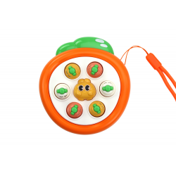 Mini Arcade játék Wac A Mole Carrots Orange