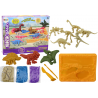 Magic Kinetic Sand Dinosaurs Skeletons Formák 6 db