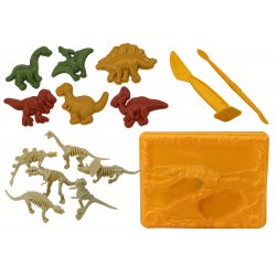 Magic Kinetic Sand Dinosaurs Skeletons Formák 6 db