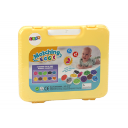 Oktatási tojások bőröndben puzzle színek tanulása