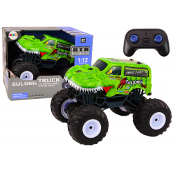 Távirányítós terepjáró 2.4G RC 1:12 Dinosaur Green