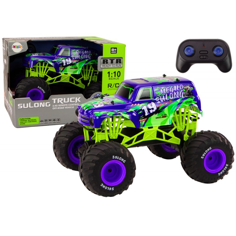Terep távirányítós autó 2.4G RC 1:10 Ghost Purple