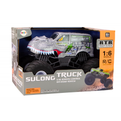 Nagy terepjáró, távirányítós autó 2.4G RC 1:6 dinoszaurusz