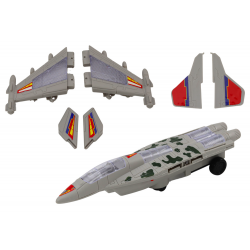 Military Fighter F35 vezetői lámpák szürkén hangzanak