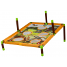 Arcade játék Táskadobó karika 2 az 1-ben dinoszauruszok tábla