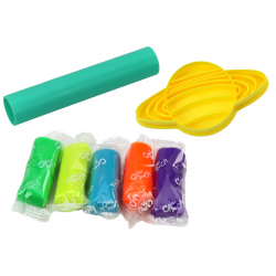Műanyag készlet Play-Doh 8 Planets formákból, 5 színből