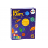 Műanyag készlet Play-Doh 8 Planets formákból, 5 színből
