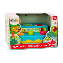 Játék gyerekeknek Pop Up Animal Pop Up Lights Sounds