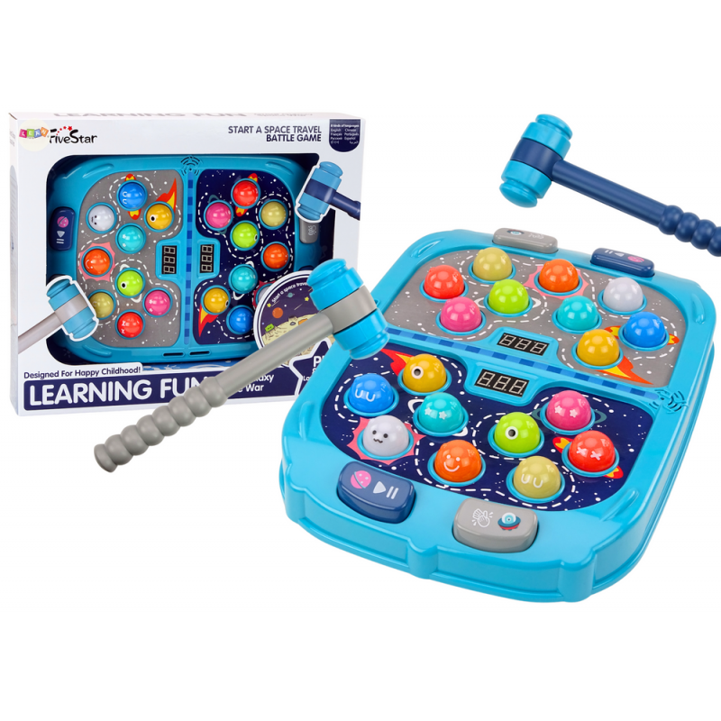 Arcade játék Wack A Mole Space 9 szintes fénysebesség hangok