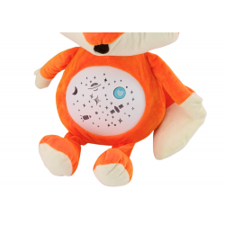 Plüss Teddy Bear alvó lámpák Hangok Éjszakai és nappali üzemmódban Fox