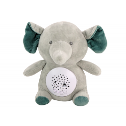 Teddy Bear Elephant Sleeping Melodies Light Star projektor Szürke