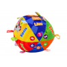 Plüss labda Soft Sensory Educational Animal Csörgő 18cm