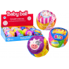 Puha golyó csörgővel Színes golyó Állatok Gyümölcsök 10cm MIX