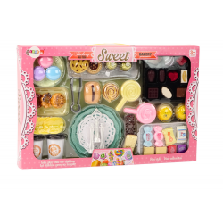 Cukrászda kávézó szett Sweets Figurines Kávétorta 50 db.