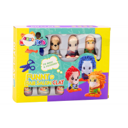 Kreatív Playdough emberek készlete, fodrászszalon-kiegészítők