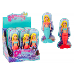 Mermaid Bath Wind Up Water Floating Türkiz Pink Doll MIX
