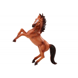 Ló Figura Barna Ló Álló Stable Farm Aranyos Ló