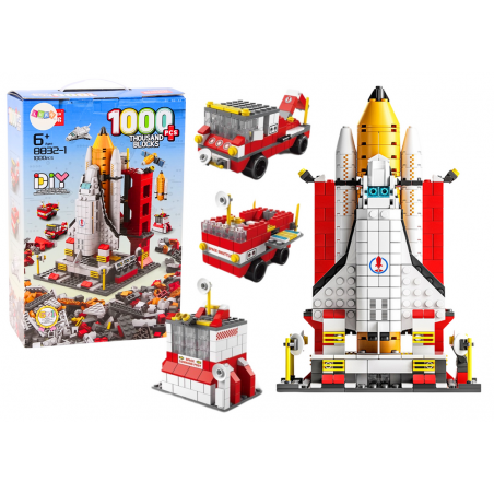 Építőtégla Space Rocket 6in1 Space Vehicles 1000 db.