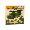 Katonai helikopter blokk készlet Military Green 1000 db