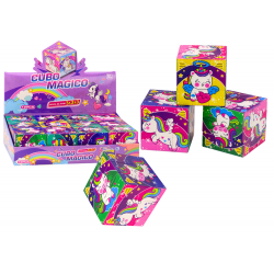 Magic Cube Oktatási Puzzle Unicorns Puzzle Logikai játék