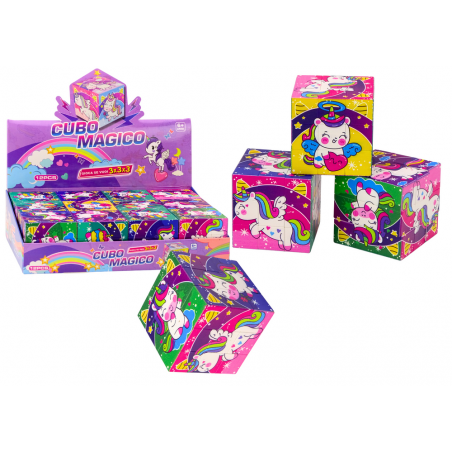 Magic Cube Oktatási Puzzle Unicorns Puzzle Logikai játék