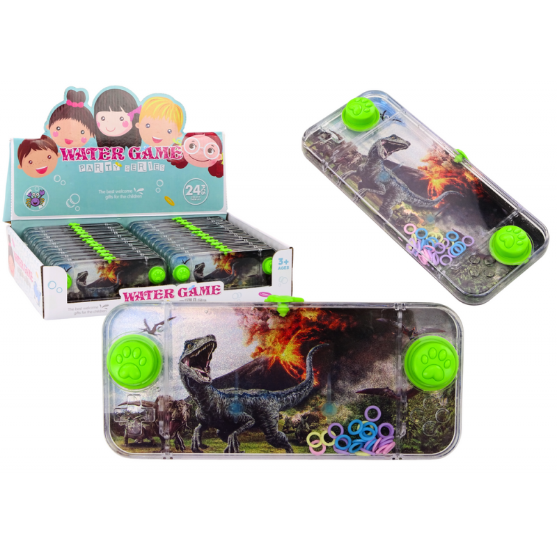 Vízi Arcade játék Dinosaur Carnotaurus konzol pad zöld