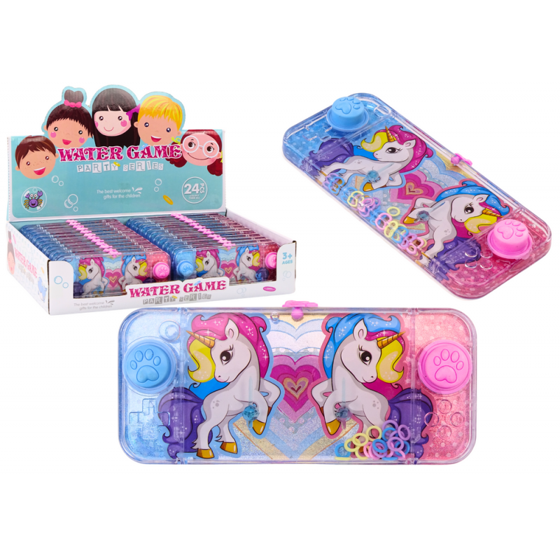 Vízi játék Arcade konzol Rózsaszín Unicorn Pad Wheels Vízi játék Arcade konzol Rózsaszín Unicorn Pad Wheels