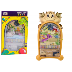 Arcade játék Pinball dinoszauruszok Dragon Stand bézs