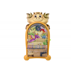 Arcade játék Pinball dinoszauruszok Dragon Stand bézs