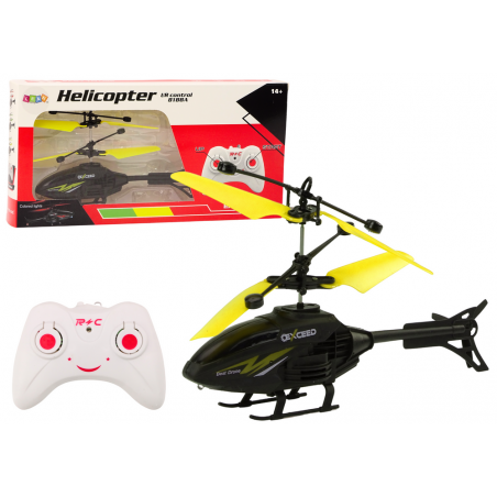 Távirányítós RC helikopter giroszkóp sárga