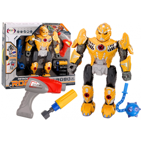 Csavarozó Robotfegyver Fúró Csavarhúzó Világos hang sárga
