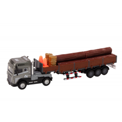 Wood Truck Truck Trailer 1:24 Farönk Hangok Fények