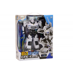 Auto-Robot 2in1 Transformation Police Car White