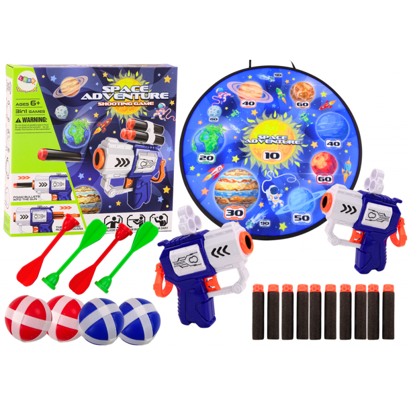 Arcade játék Shield Guns Arrows Balls Space