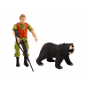 Terepjáró vadászautó Hunter Bear Lights Sounds Beige
