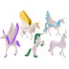 Egyszarvú Pegasus figurák készlete White Magic 6 db.