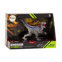 Dinoszaurusz gyűjthető figura Velocitaptor szürke 1El