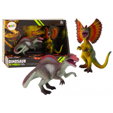 Dinoszaurusz figurák Spinosaurus Dilophosaurus szett 2 részes