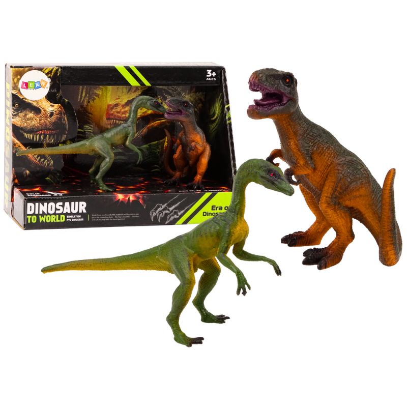 Dinoszaurusz figurák Tyrannosaurus Compsognathus 2 darabos készlet Dinoszaurusz figurák Tyrannosaurus Compsognathus 2 darabos készlet