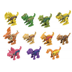Dinoszaurusz tojásforgató 12 darabos színes készlet