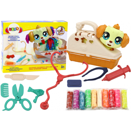 Kreatív Play-Doh készlet: Kutya állatorvosi szállítókocsiban