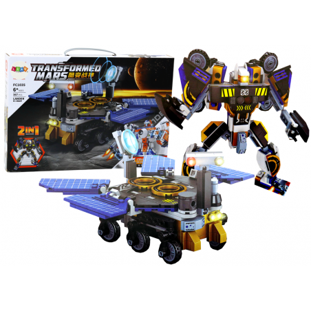 Space Construction Blocks 2in1 Space Vehicle Robot 367 elemek