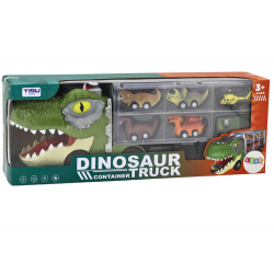 Dinosaur Truck Transport Springs 6db Lights Sounds Green