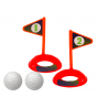 Minigolf készlet gyerekeknek, kerekeken kocsiba
